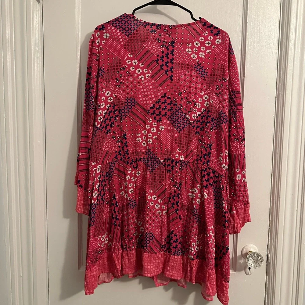 Lane Bryant Size 22/24 Open front with waist tie kimono / duster nwt - Picture 6 of 6